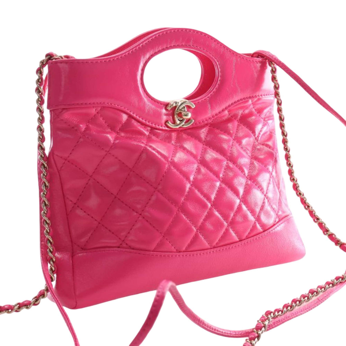 Chanel Large Quilted Glazed Calfskin 31 Shopping Bag