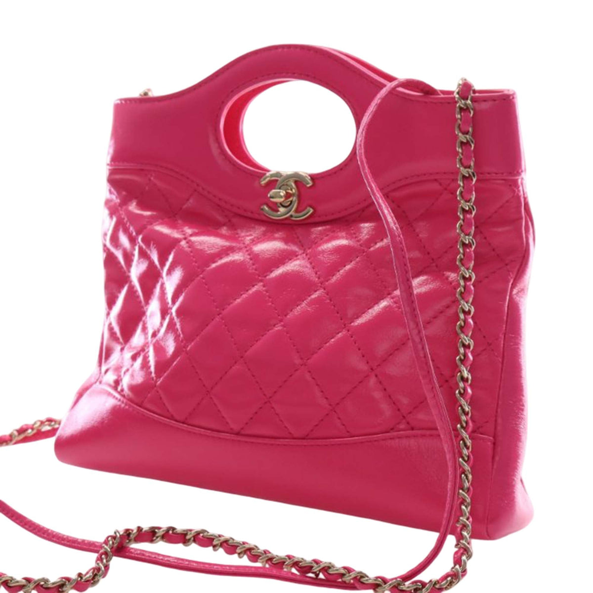 Chanel Large Quilted Glazed Calfskin 31 Shopping Bag