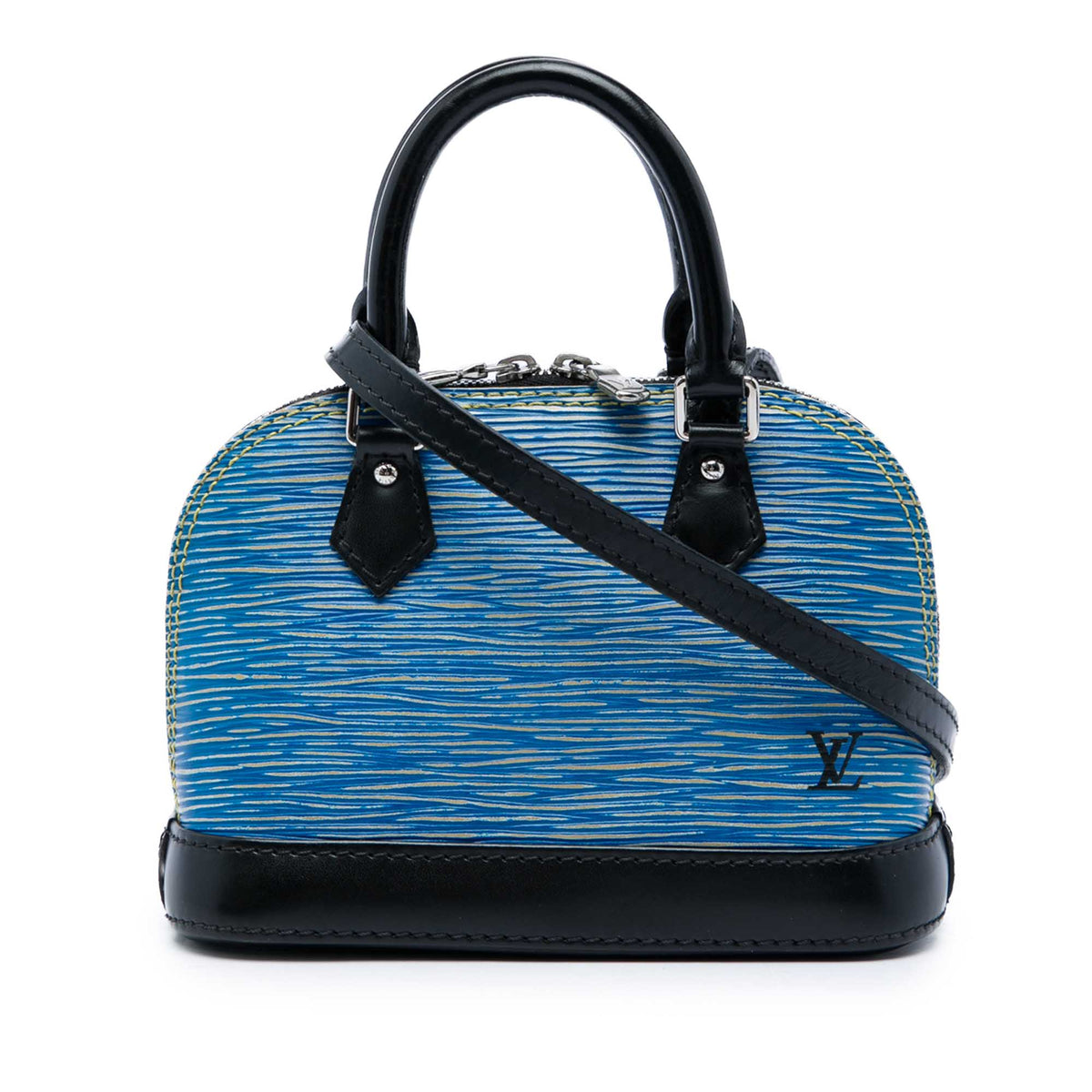 Louis Vuitton Epi Denim Alma BB — Blue
