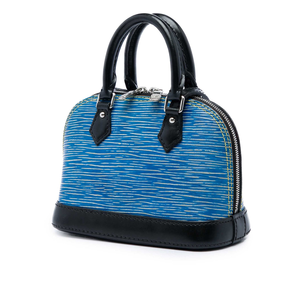 Louis Vuitton Epi Denim Alma BB — Blue