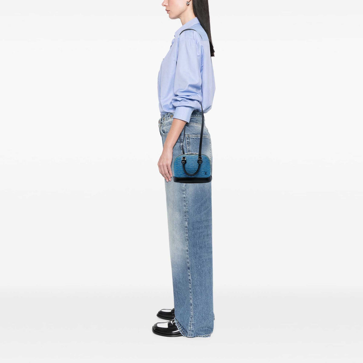 Louis Vuitton Epi Denim Alma BB — Blue
