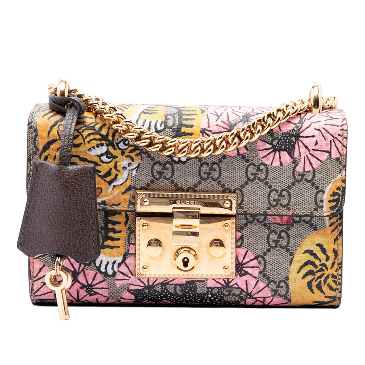 Gucci Small GG Supreme Bengal Padlock Crossbody