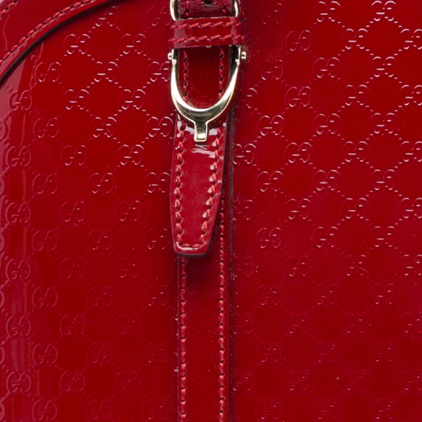 Gucci Small Microguccissima Patent Nice Dome Satchel