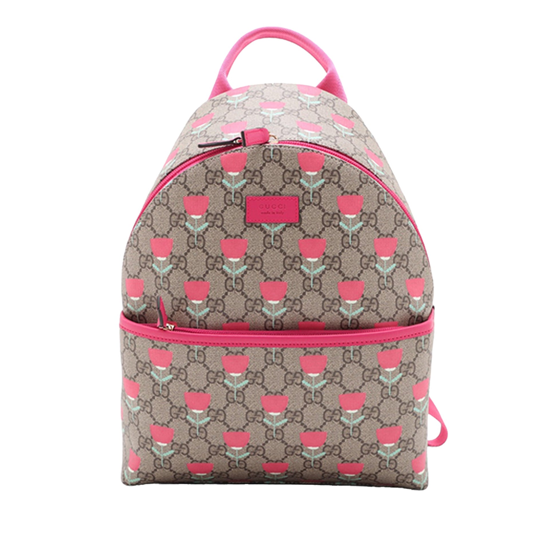 Gucci GG Supreme Kids Flower Backpack