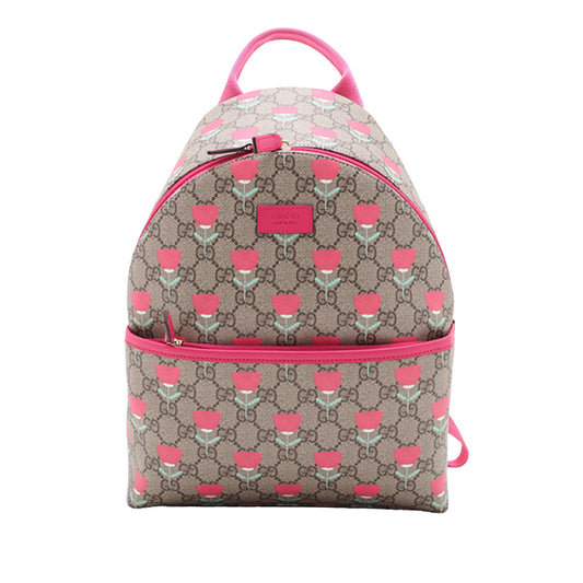 Gucci GG Supreme Kids Flower Backpack