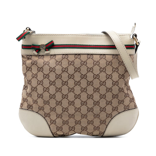 Gucci GG Canvas Web Mayfair Crossbody