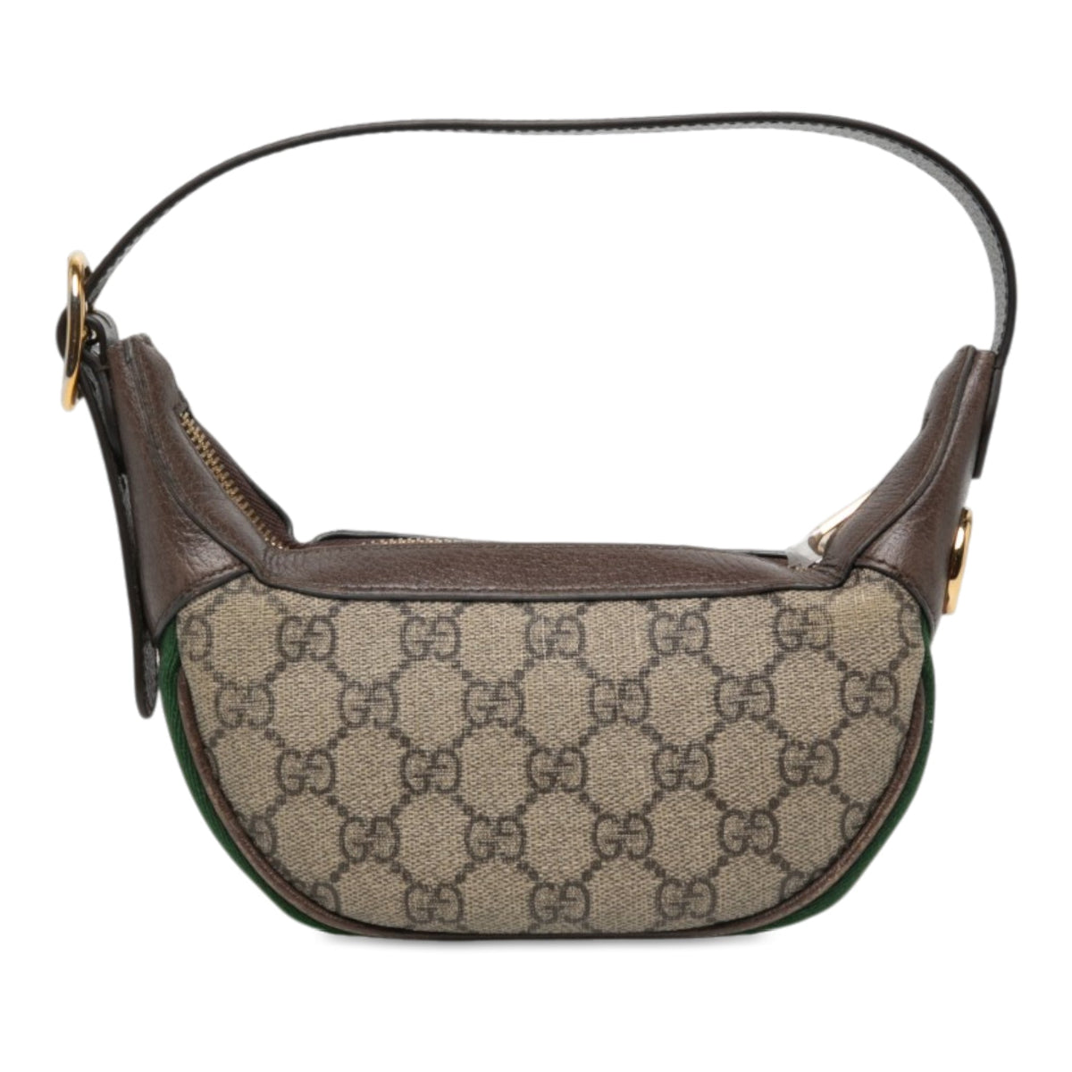 Gucci Mini GG Supreme Web Ophidia Shoulder Bag — Beige