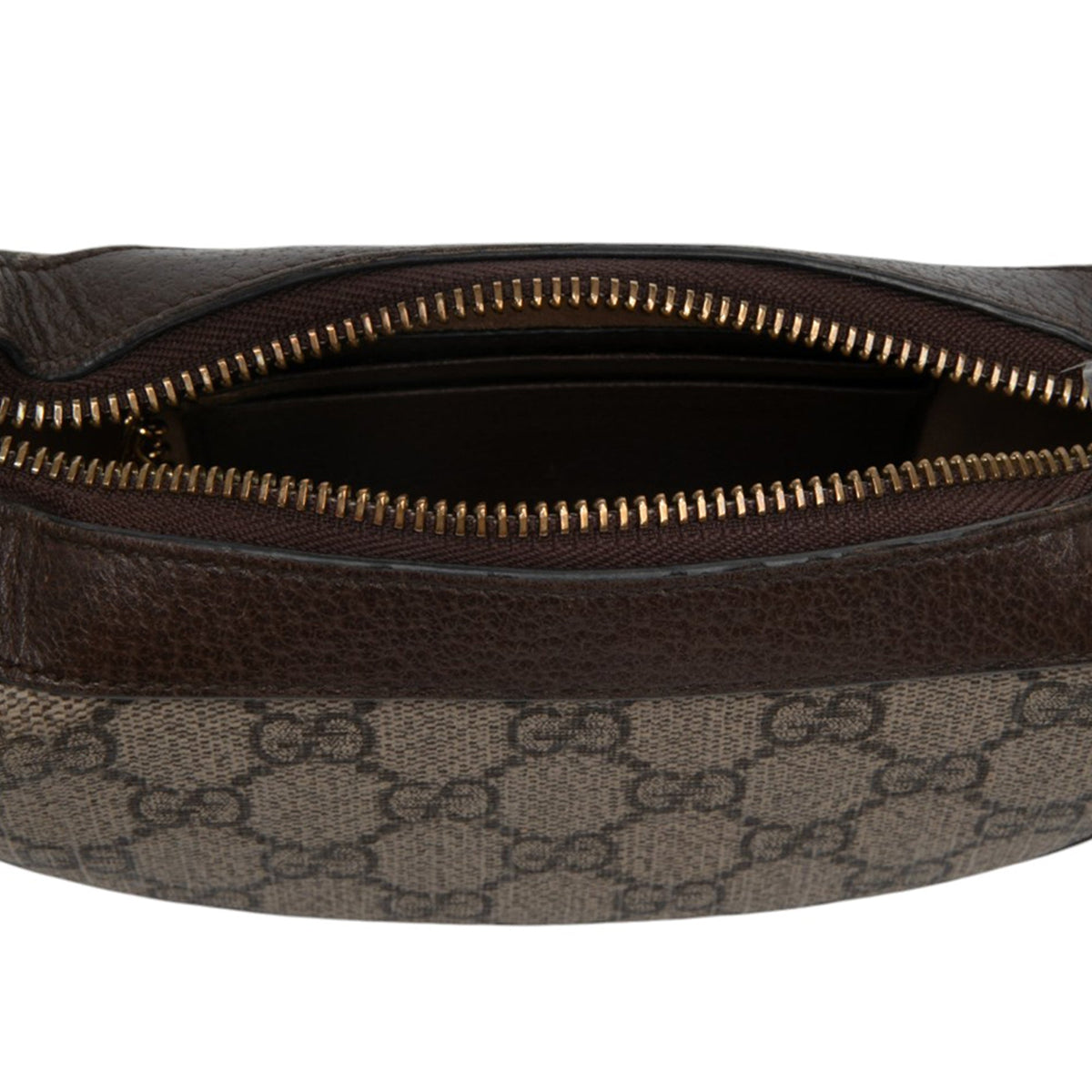 Gucci Mini GG Supreme Web Ophidia Shoulder Bag — Beige