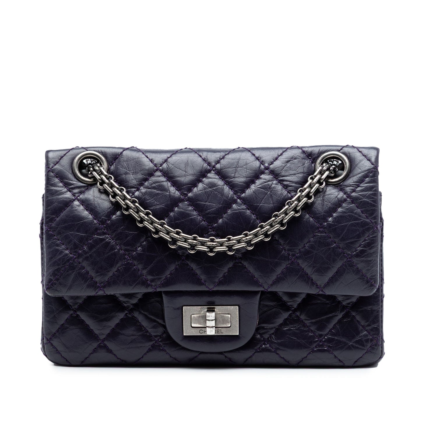 Quilted Aged Calfskin Reissue 2.55 Double Flap 224