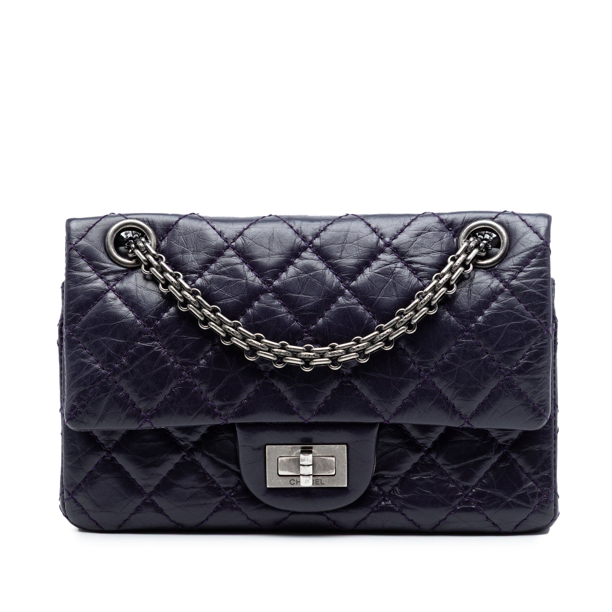 Quilted Aged Calfskin Reissue 2.55 Double Flap 224