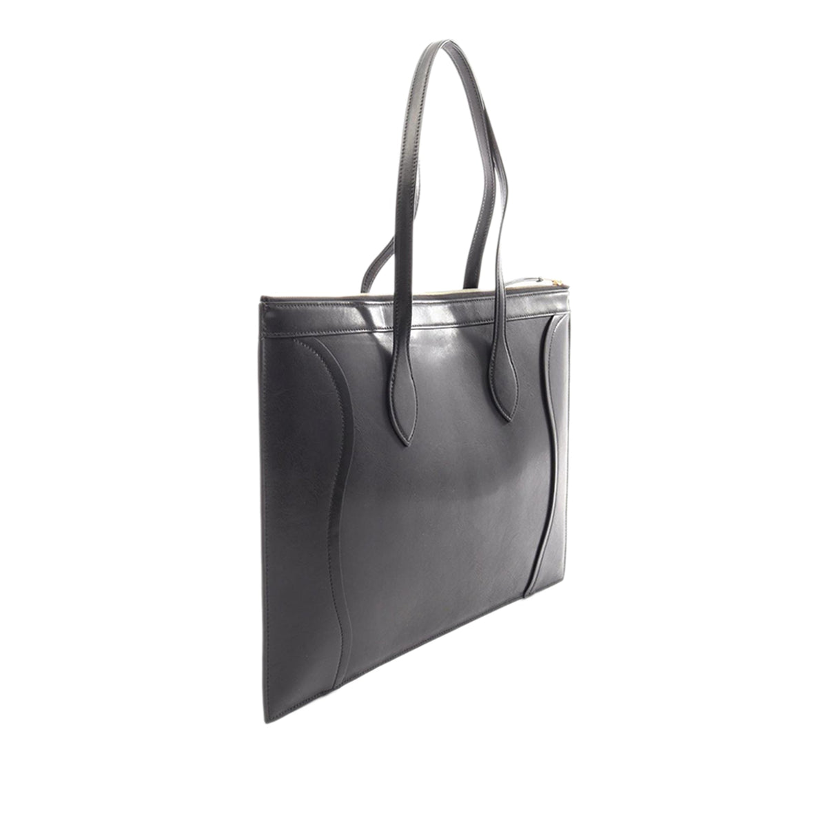 Celine Shiny Calfskin  Flat Luggage Tote