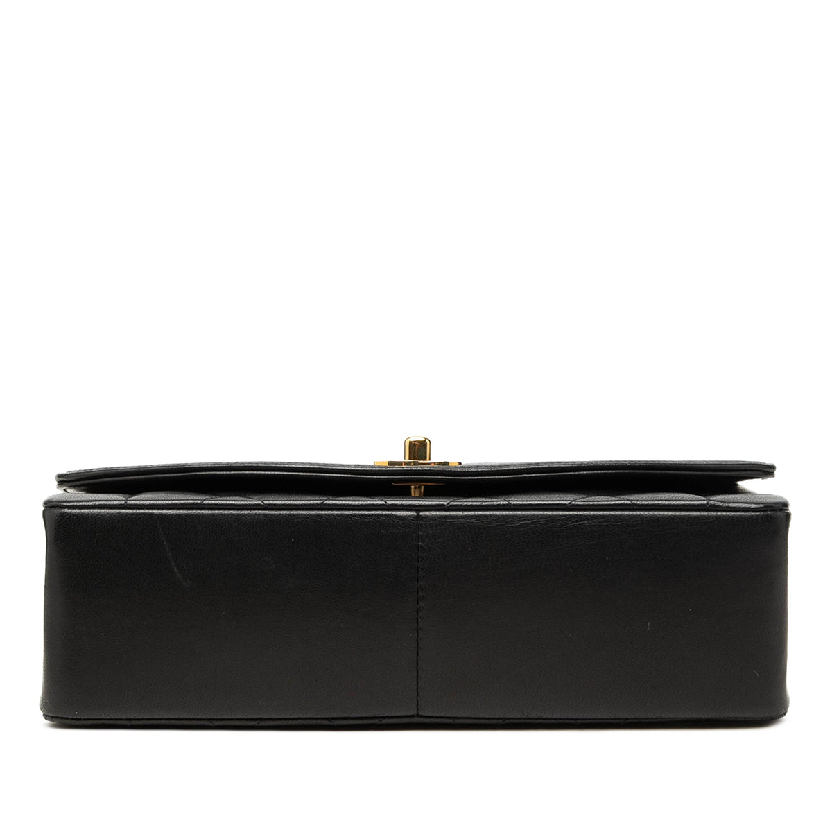 Chanel Medium Lambskin Diana Flap — Black