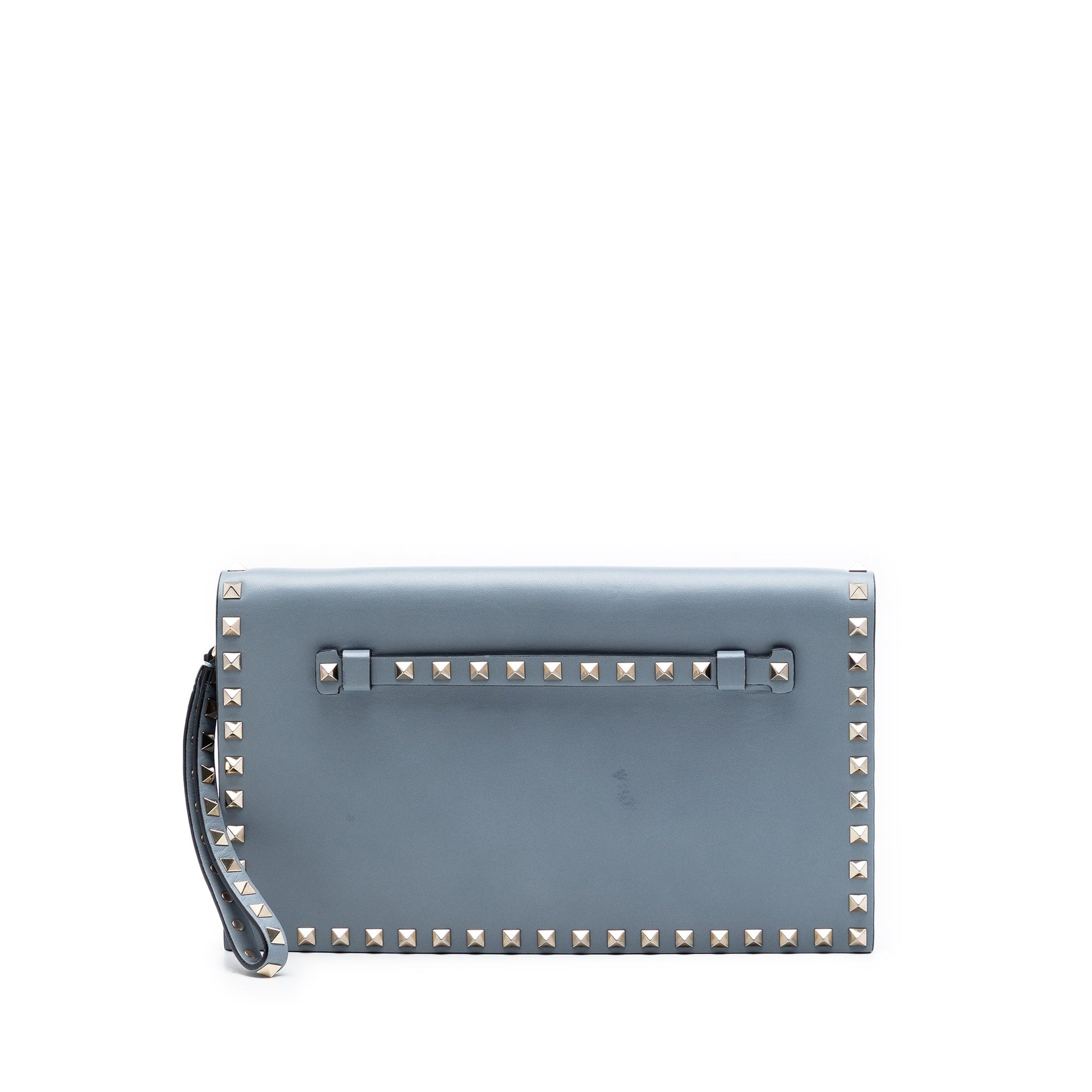 Valentino Nappa Rockstud Wristlet Clutch