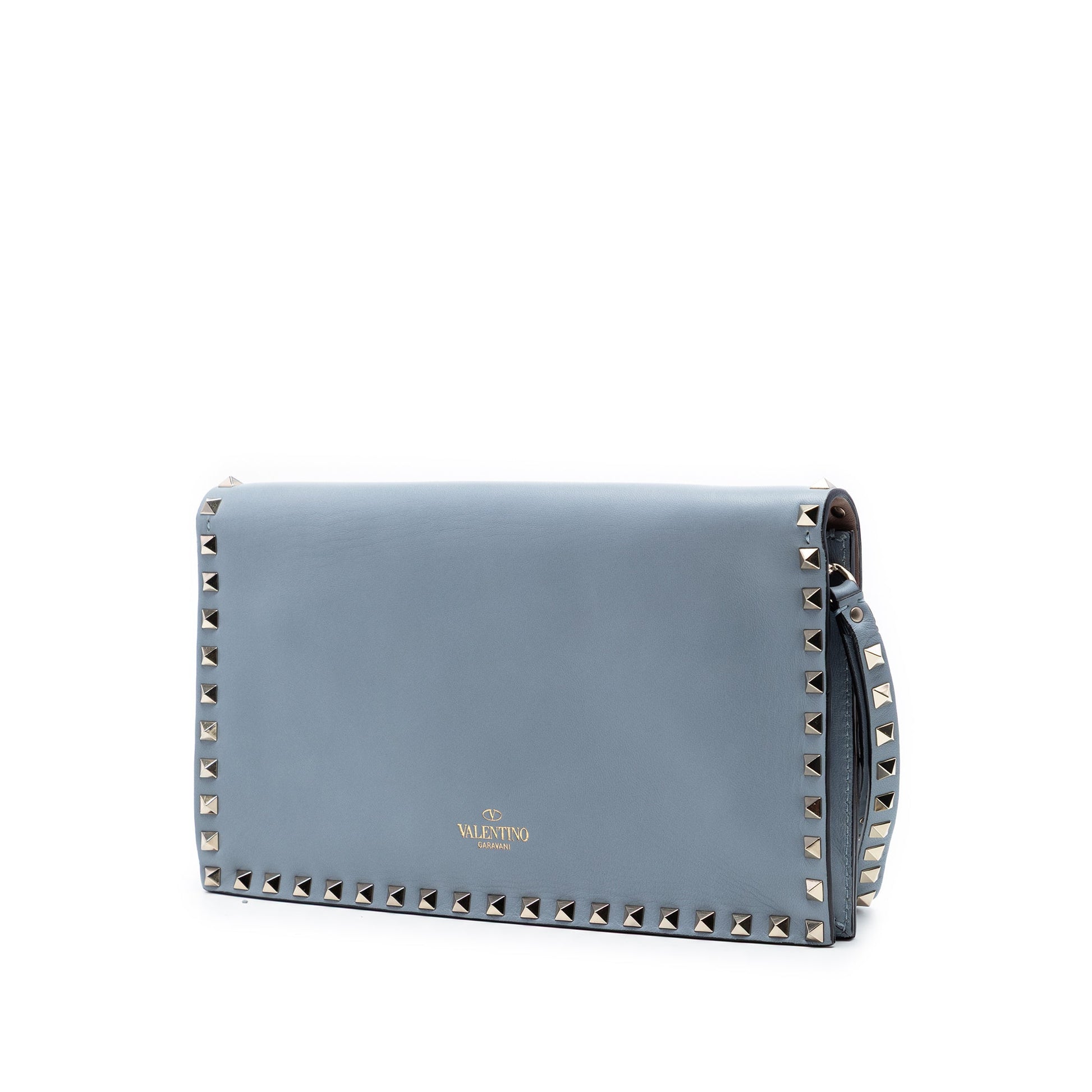 Valentino Nappa Rockstud Wristlet Clutch