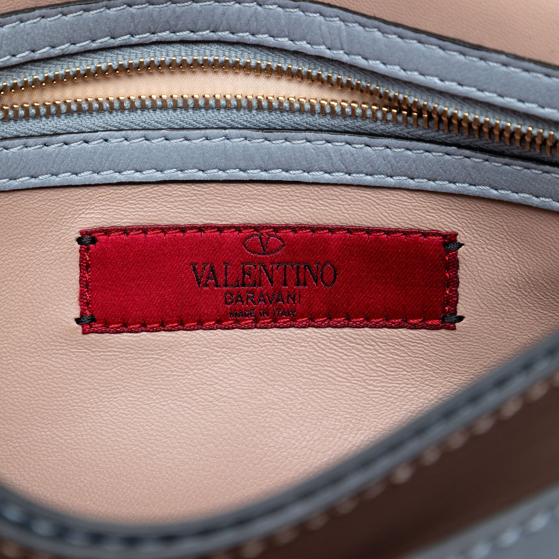 Valentino Nappa Rockstud Wristlet Clutch
