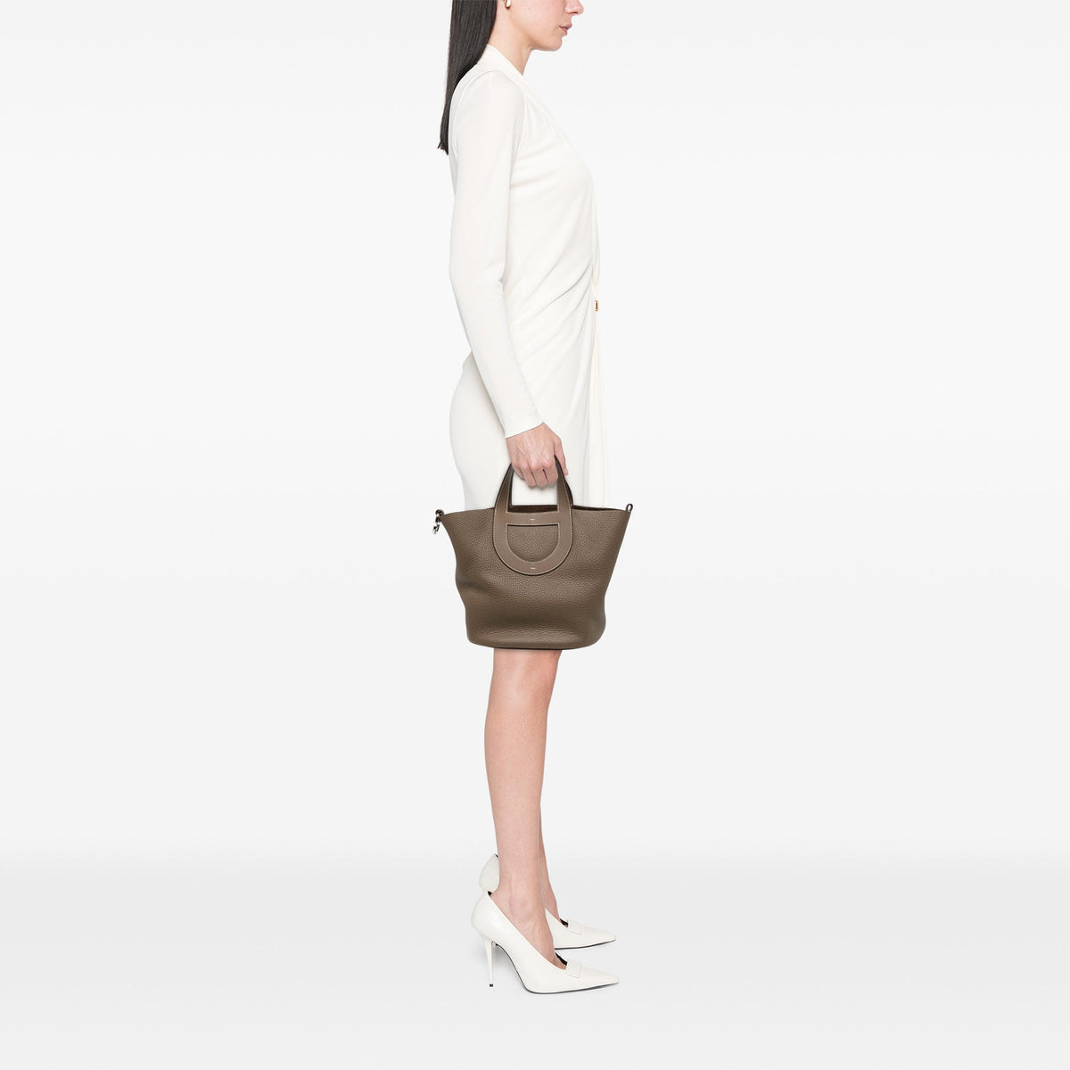Hermès Clemence and Swift In the Loop 23 — Brown