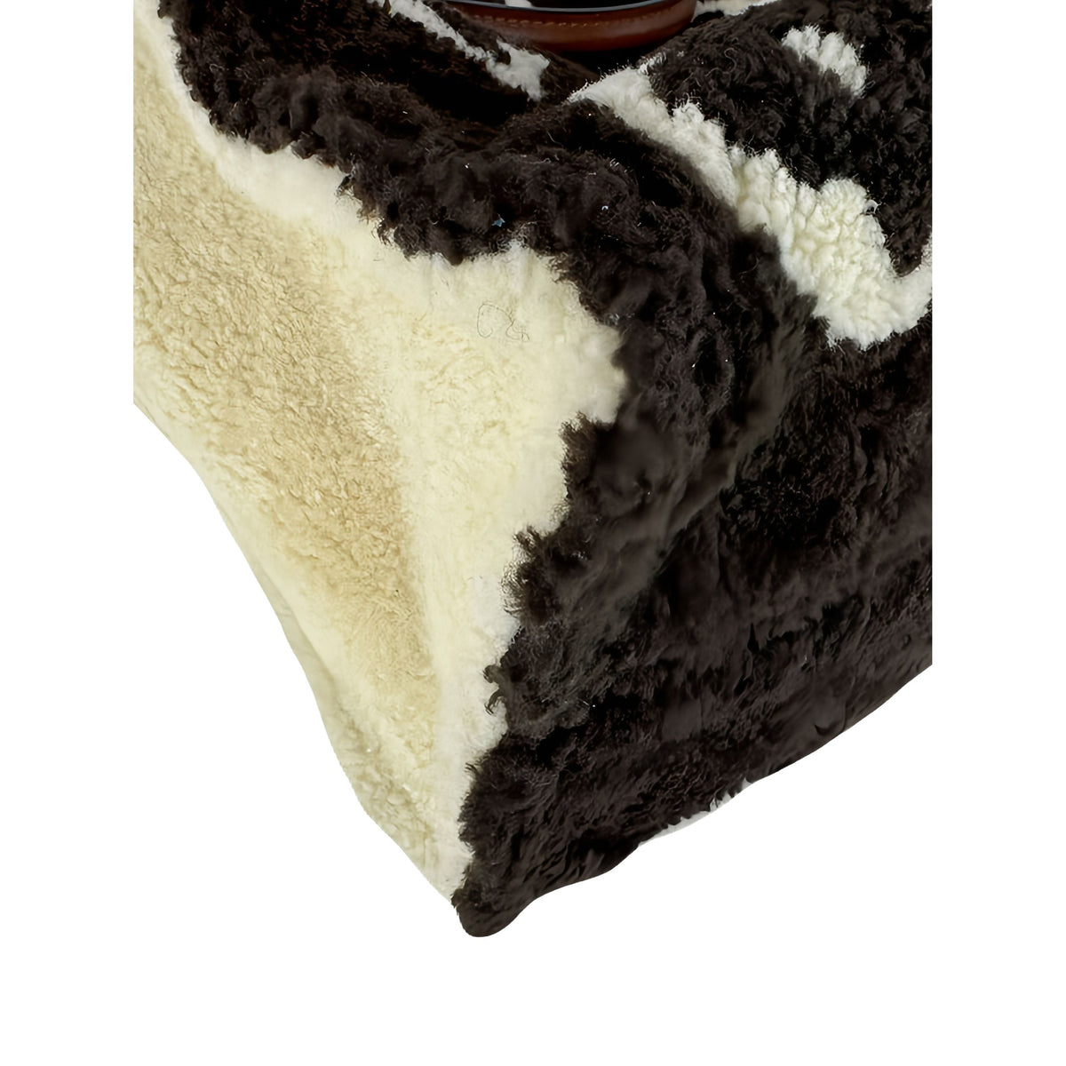 Louis Vuitton Monogram Giant Shearling Teddy Onthego GM — Black