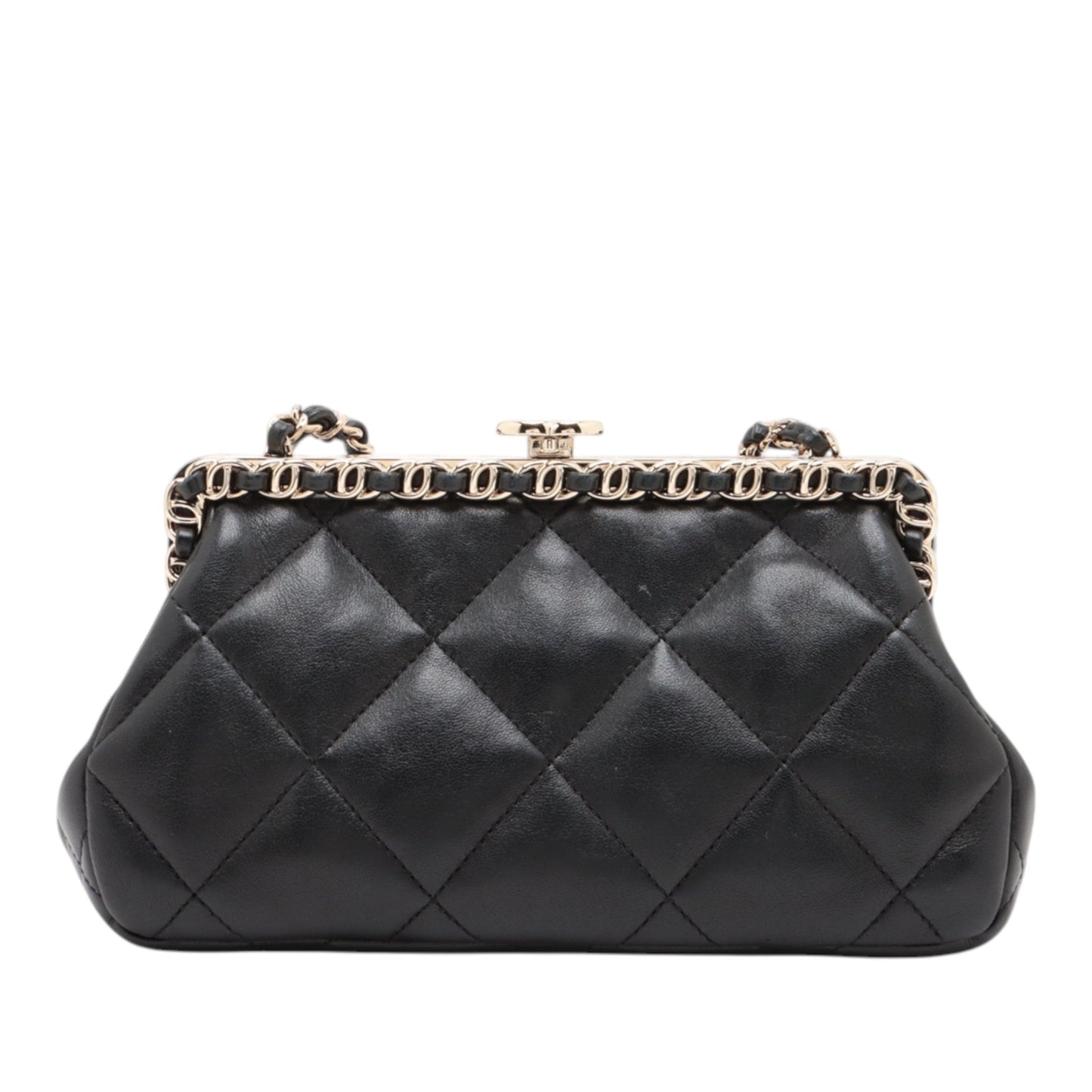 Chanel CC Quilted Lambskin Frame Chain Bag