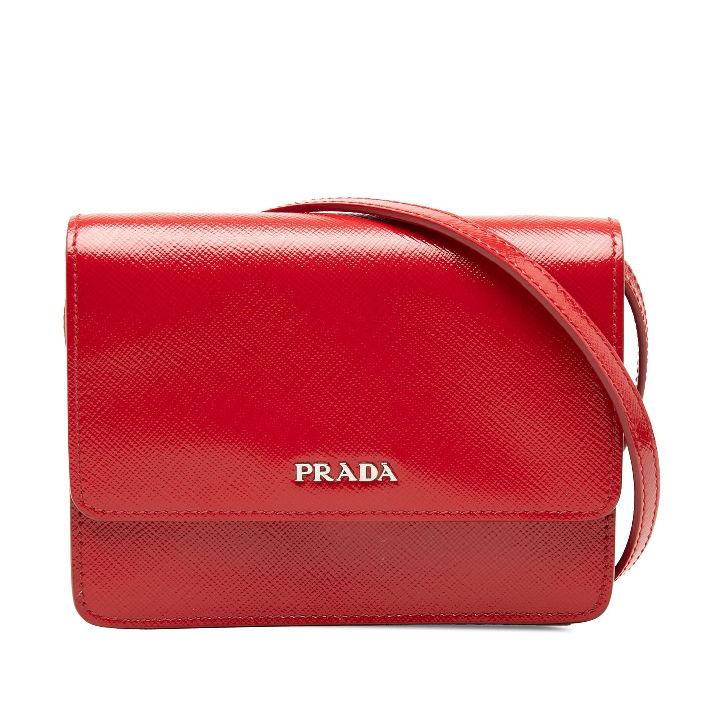 Prada Saffiano Vernice Crossbody