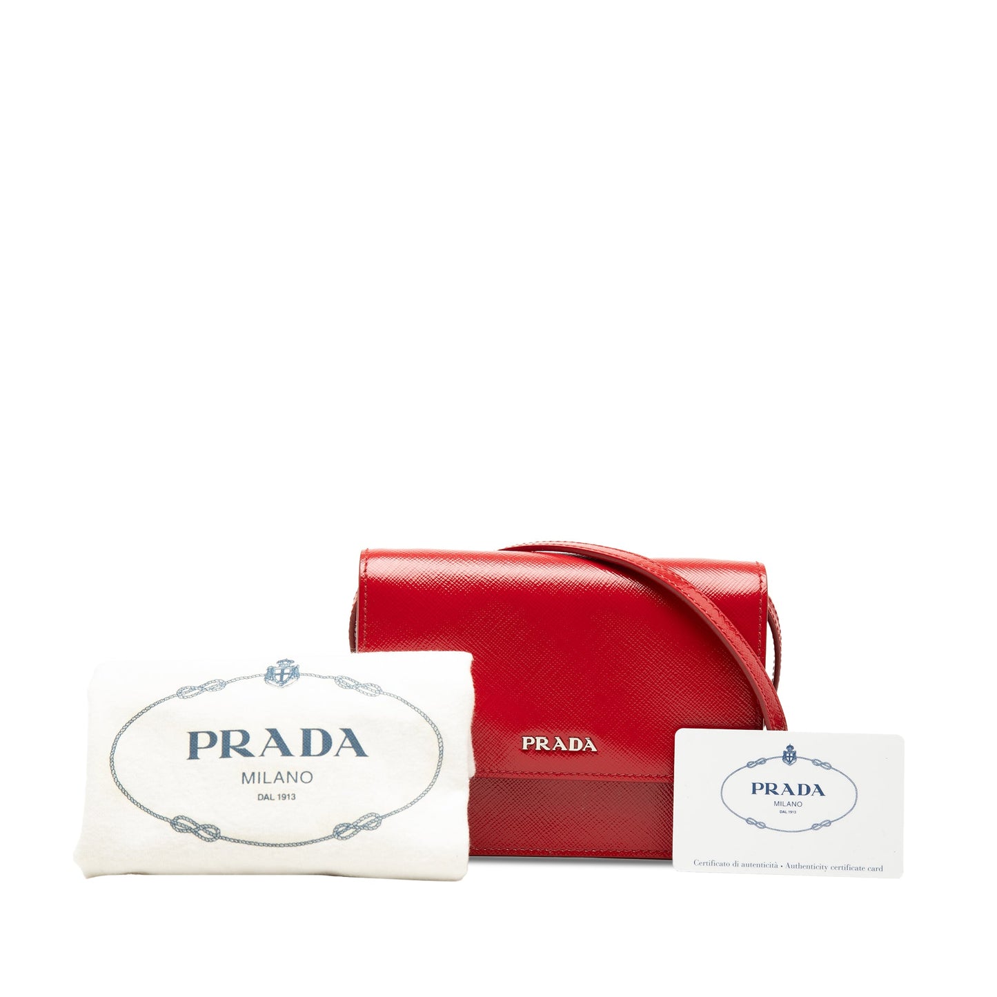 Prada Saffiano Vernice Crossbody