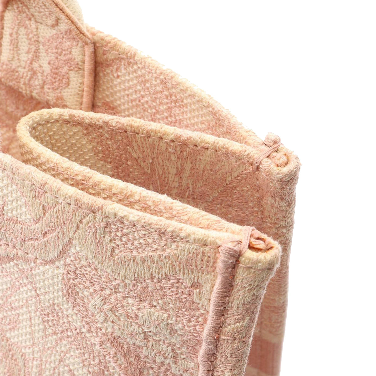 Dior Medium Canvas Embroidered Dioriviera Toile De Jouy Book Tote — Pink
