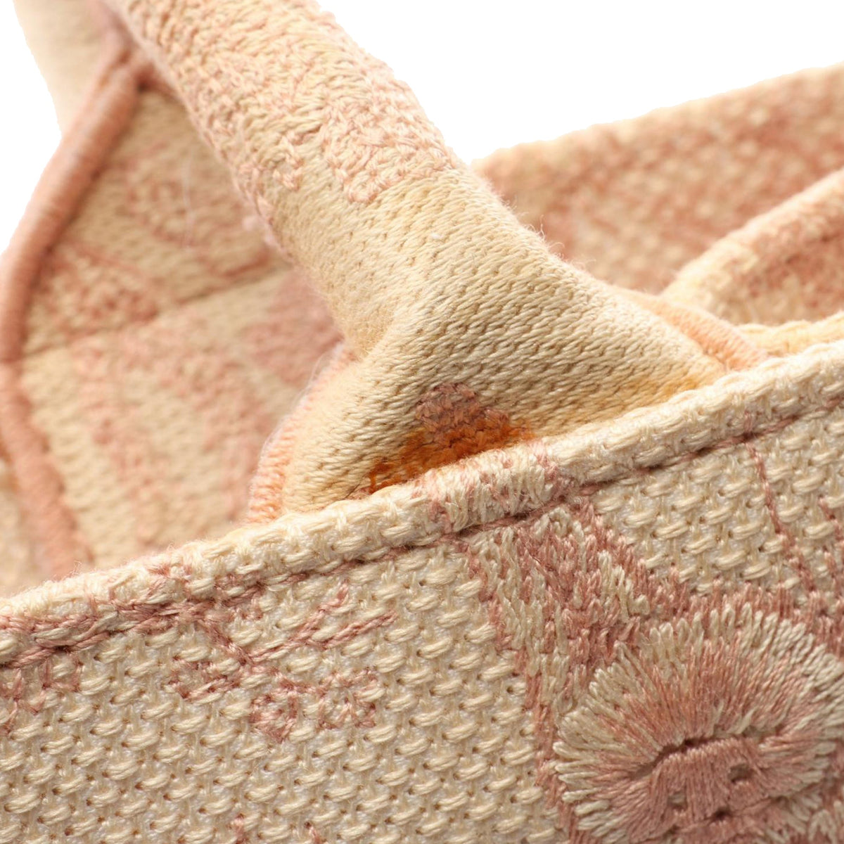 Dior Medium Canvas Embroidered Dioriviera Toile De Jouy Book Tote — Pink