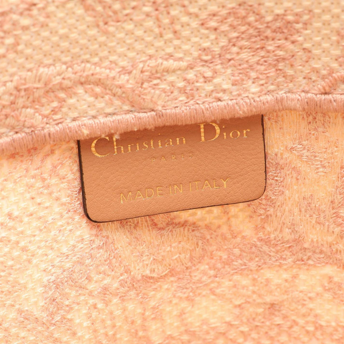 Dior Medium Canvas Embroidered Dioriviera Toile De Jouy Book Tote — Pink