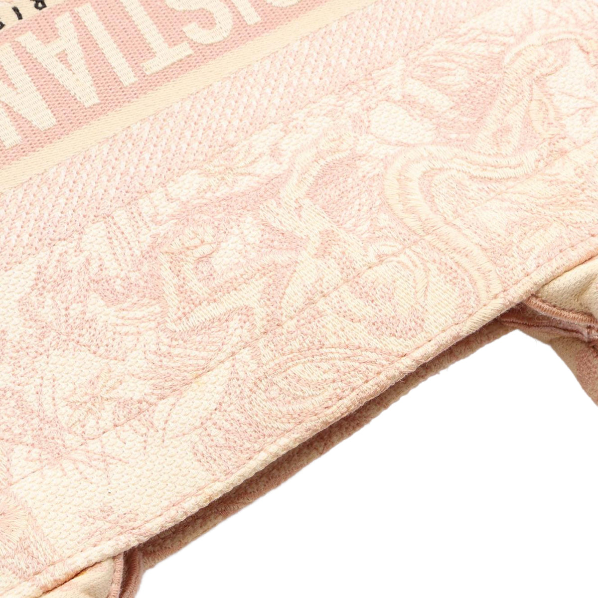 Dior Medium Canvas Embroidered Dioriviera Toile De Jouy Book Tote — Pink