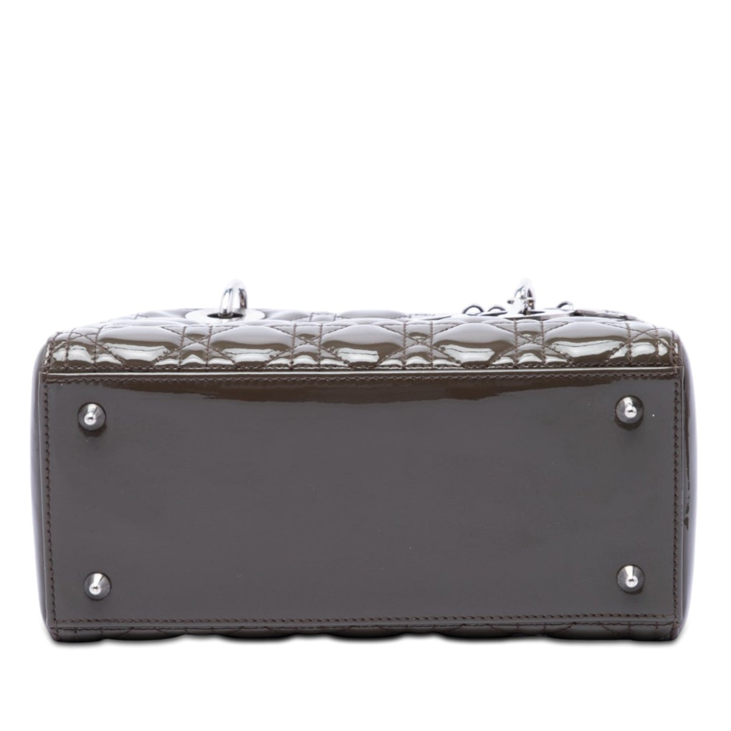Dior Medium Patent Cannage Lady Dior