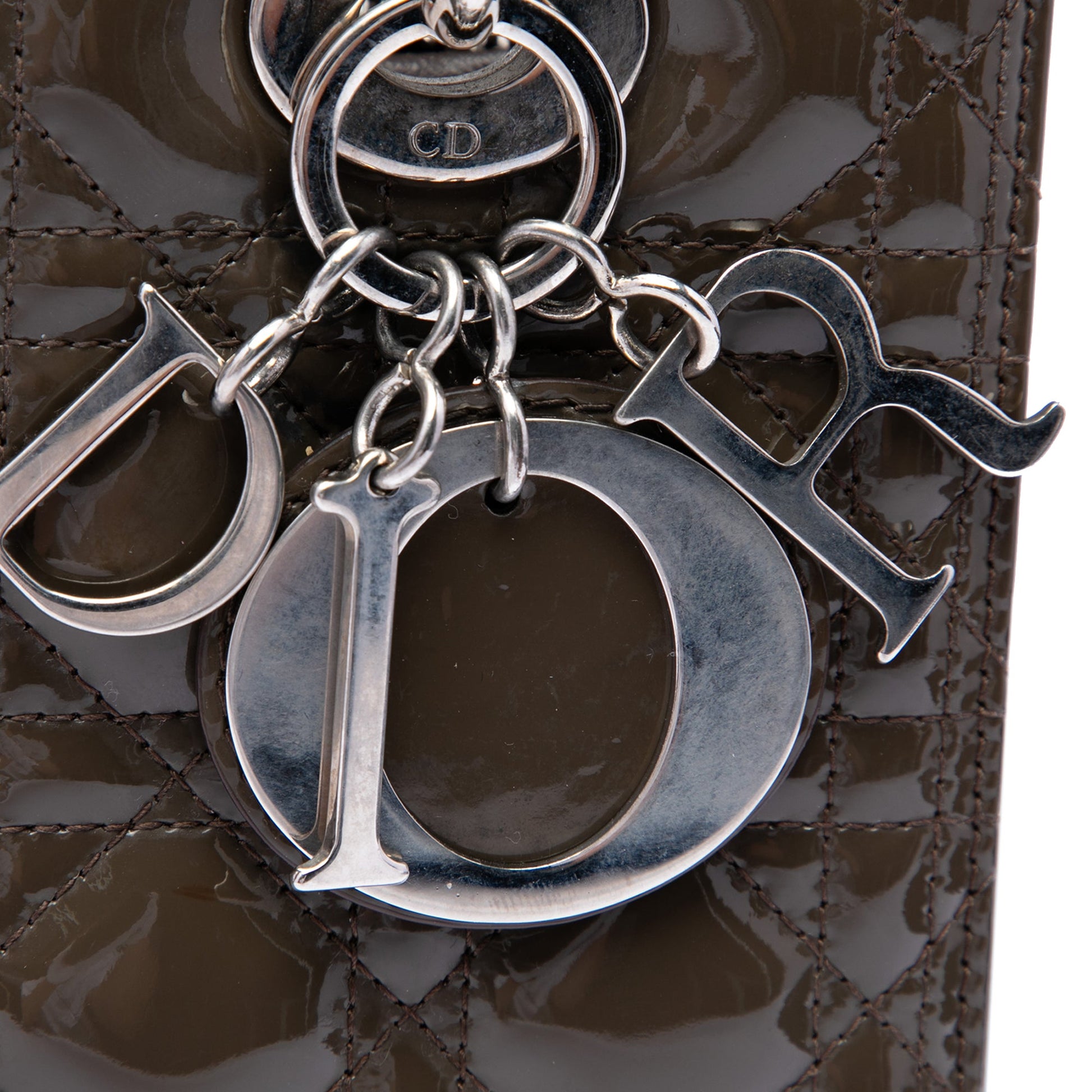 Dior Medium Patent Cannage Lady Dior