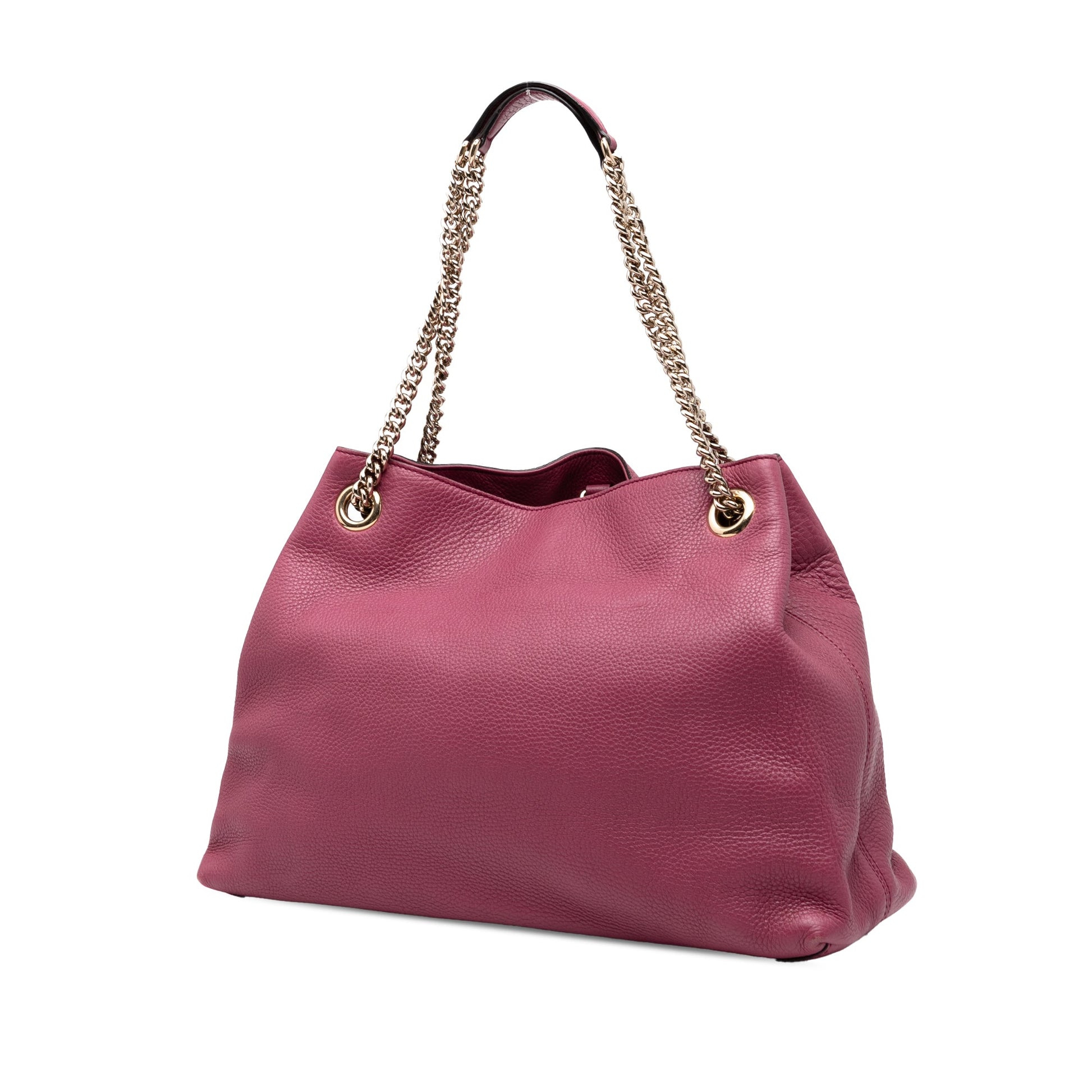 Gucci Medium Leather Soho Chain Tote