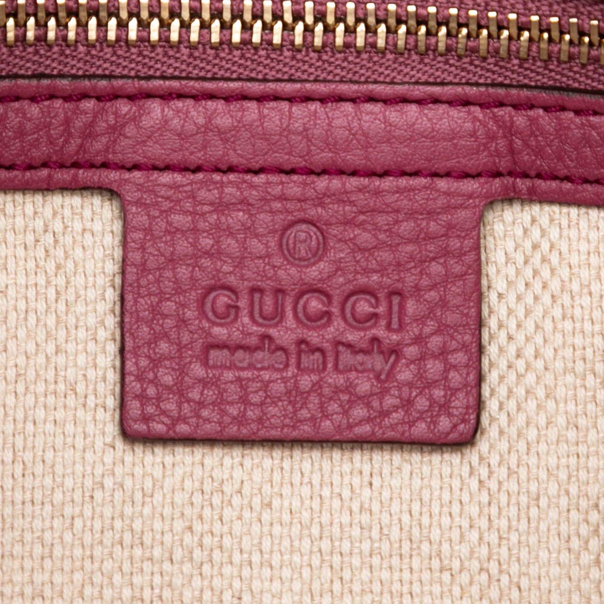 Gucci Medium Leather Soho Chain Tote