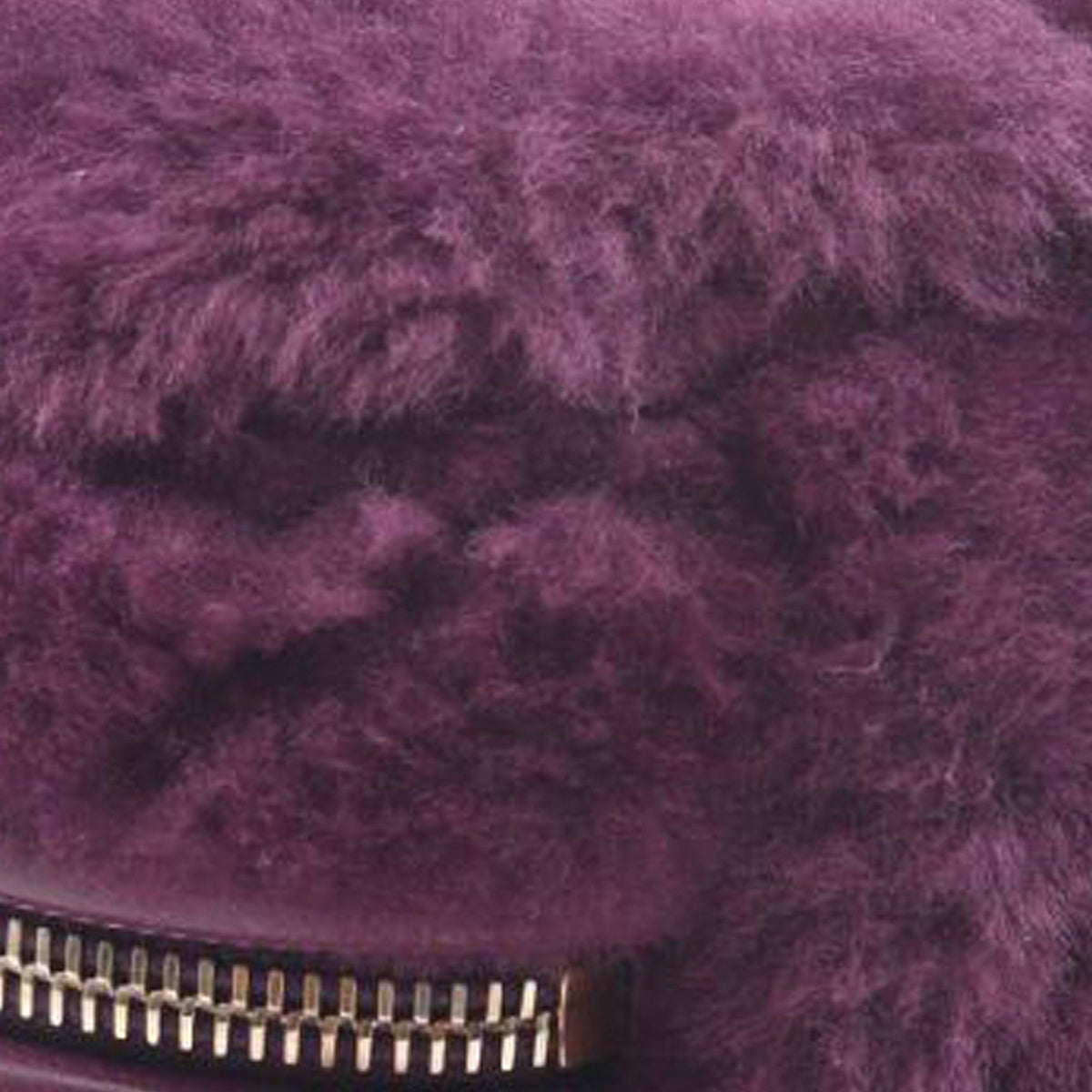 Chanel Small Quilted Shearling Vanity Case