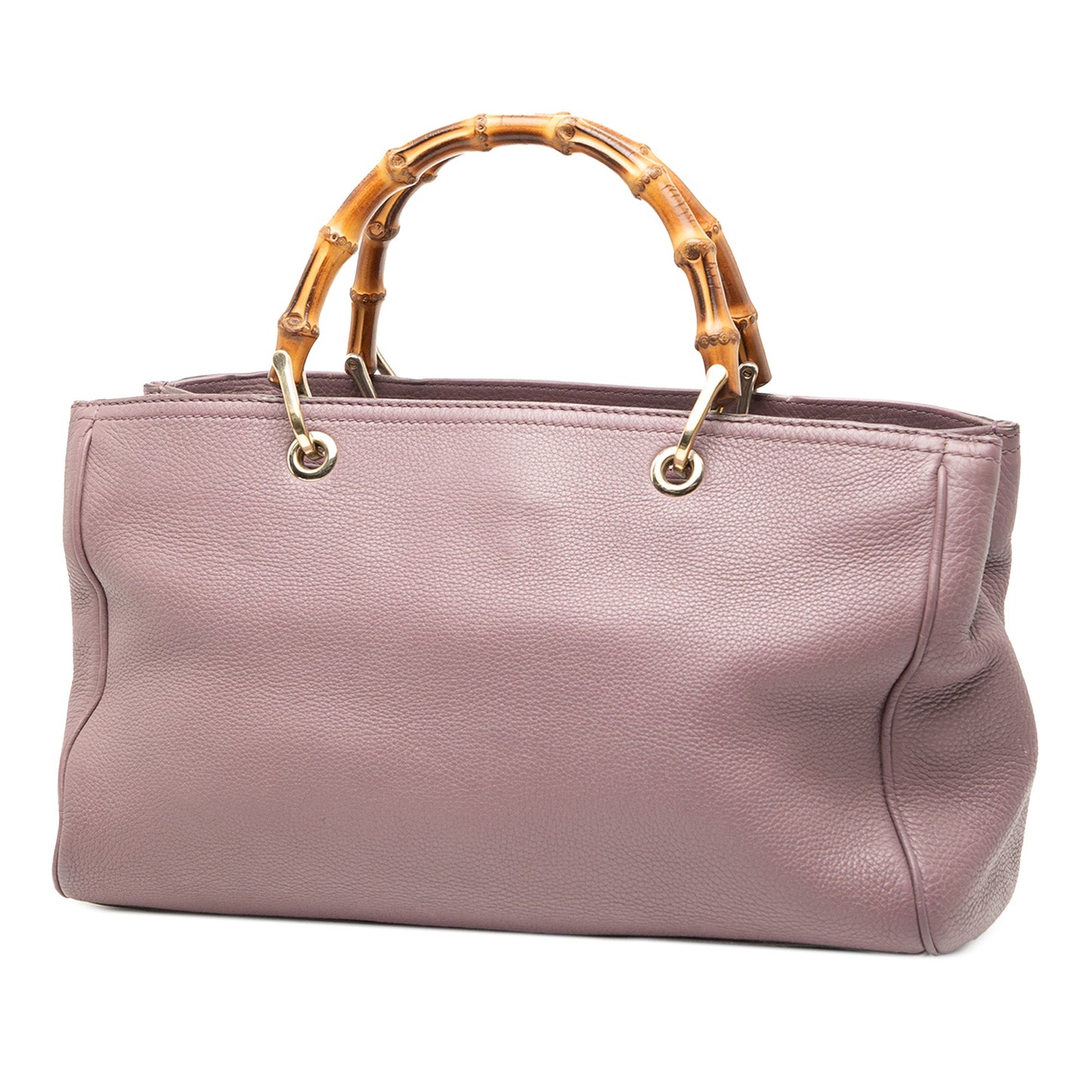 Gucci Medium Calfskin Bamboo Shopper Satchel