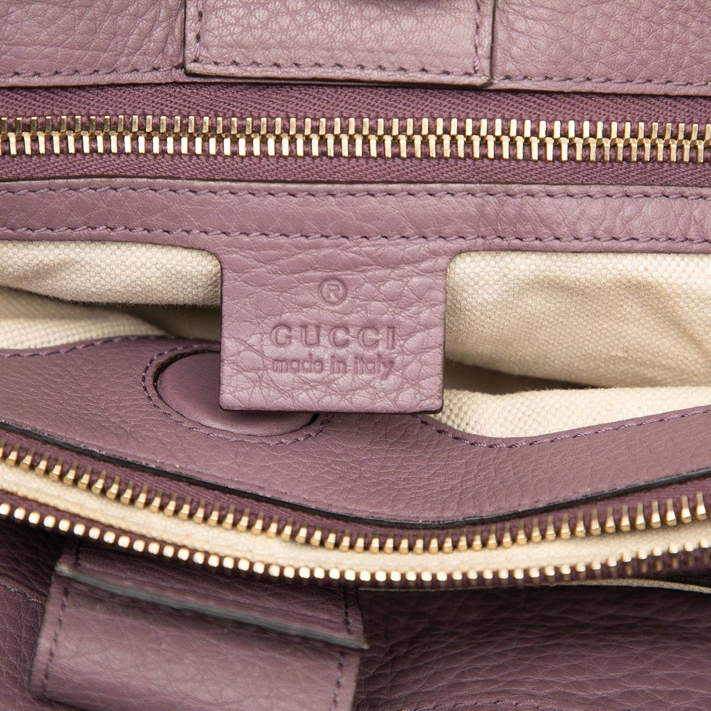 Gucci Medium Calfskin Bamboo Shopper Satchel