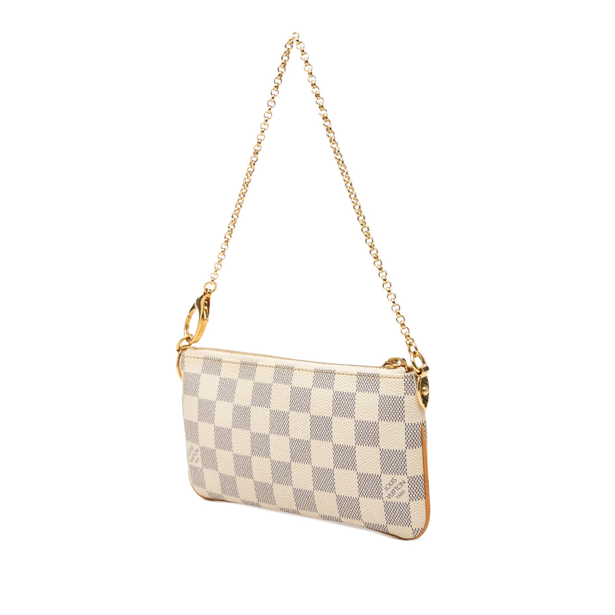 Louis Vuitton Damier Azur Pochette Milla MM — White