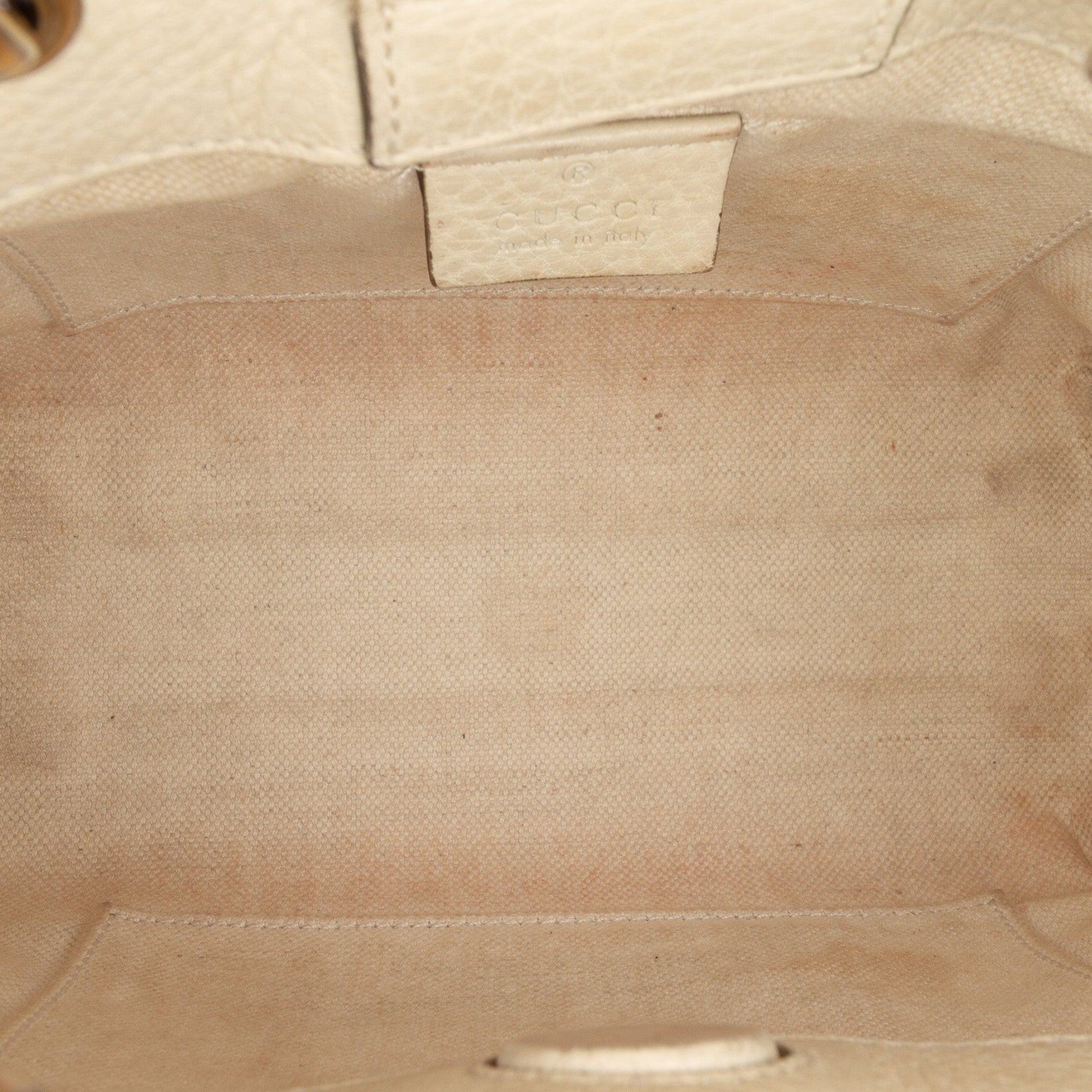 Gucci Mini Calfskin Bamboo Shopper Satchel