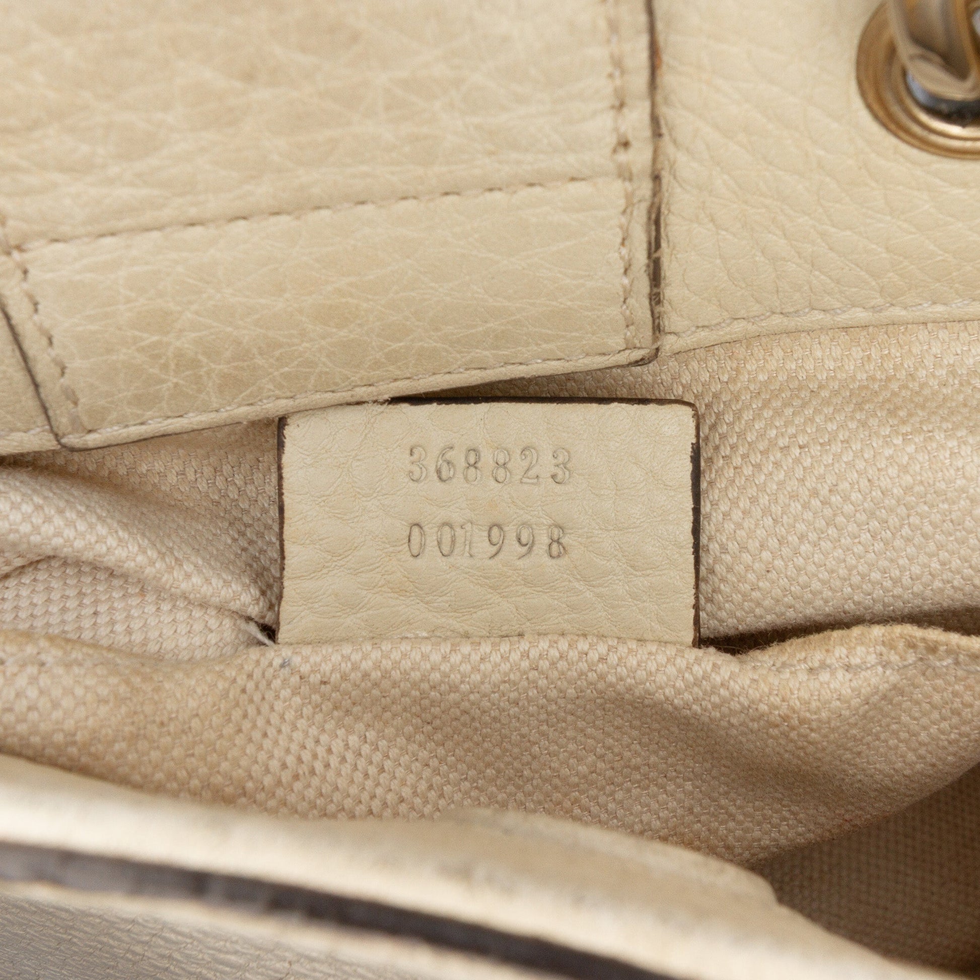 Gucci Mini Calfskin Bamboo Shopper Satchel