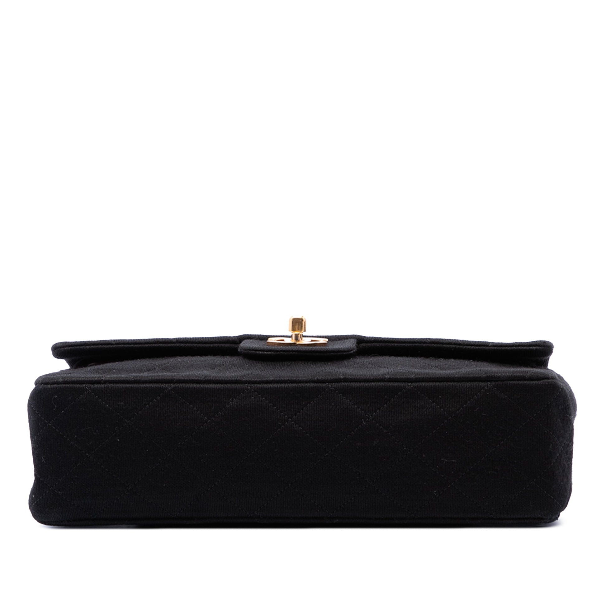 Chanel Medium Classic Jersey Bijoux Chain Double Flap