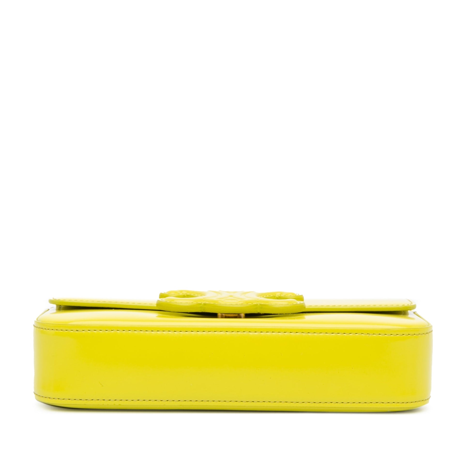 Celine Calfskin Cuir Triomphe Chain Shoulder Bag