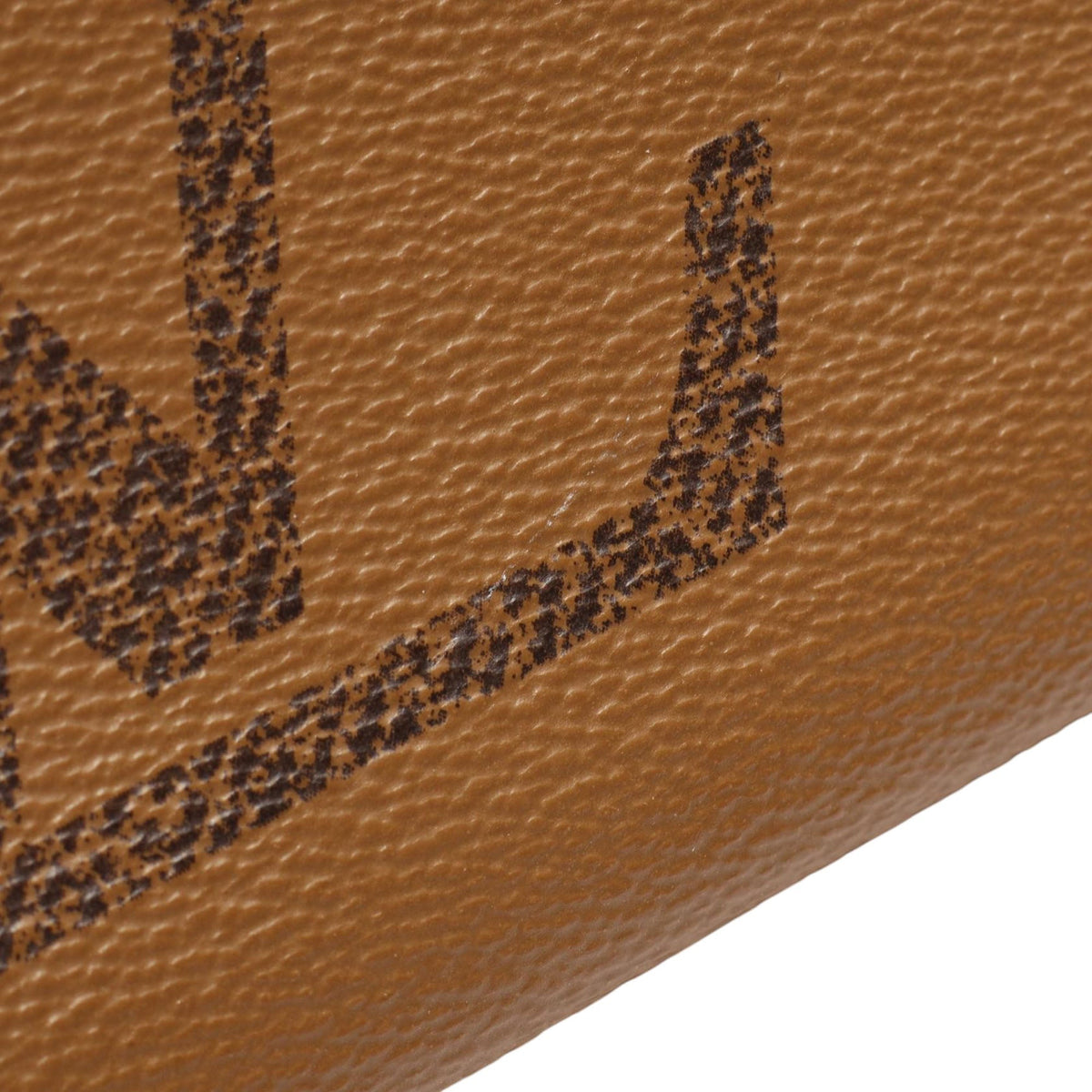 Louis Vuitton Monogram Giant Reverse Double Zip Pochette — Brown