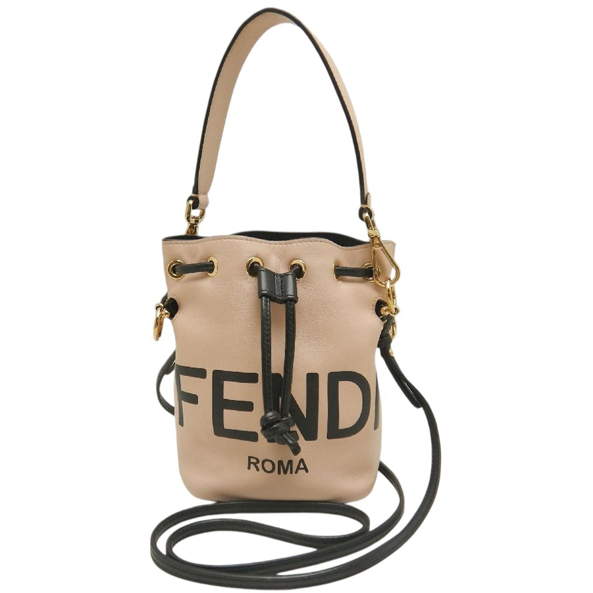 Fendi Mini Calfskin Mon Tresor Bucket Bag