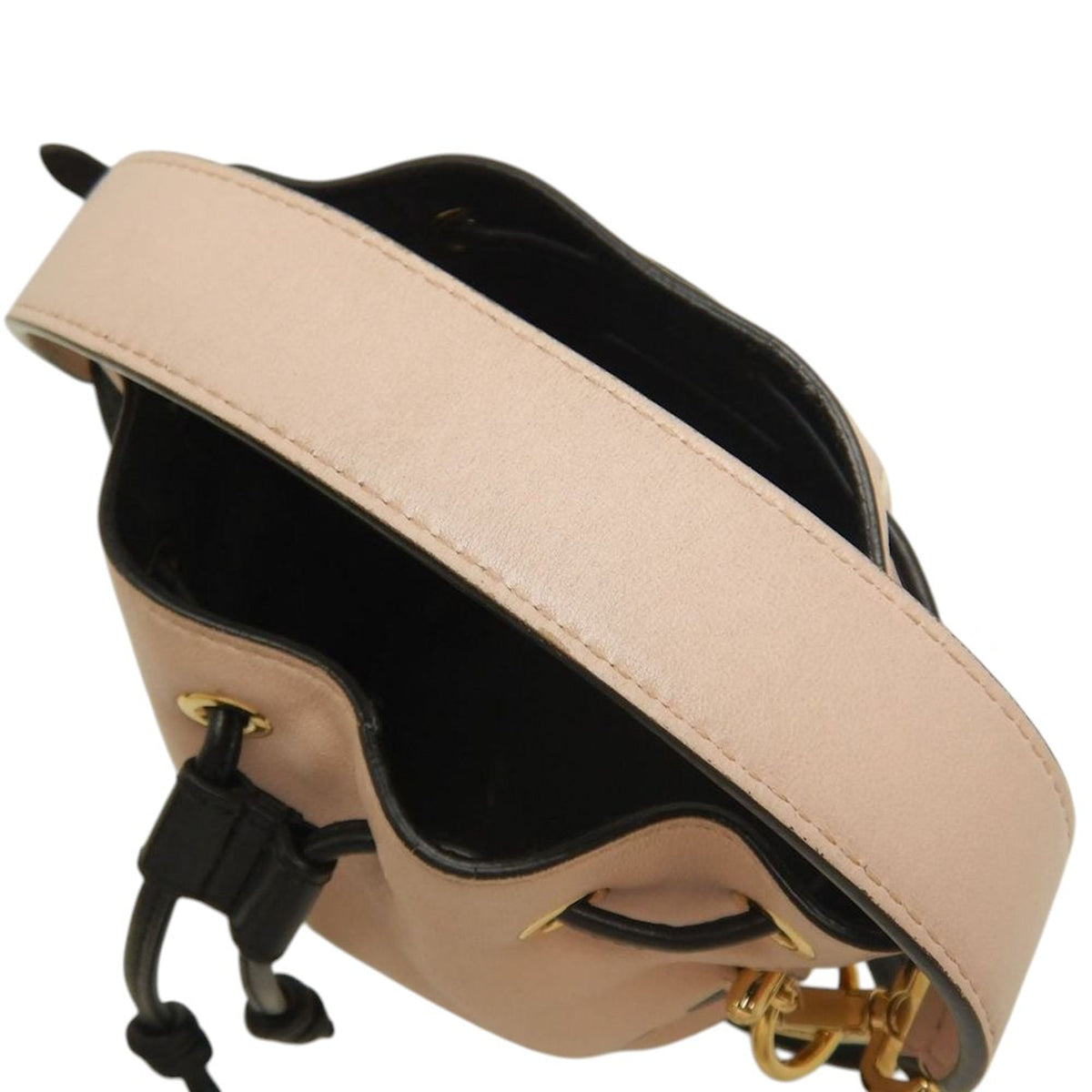 Fendi Mini Calfskin Mon Tresor Bucket Bag
