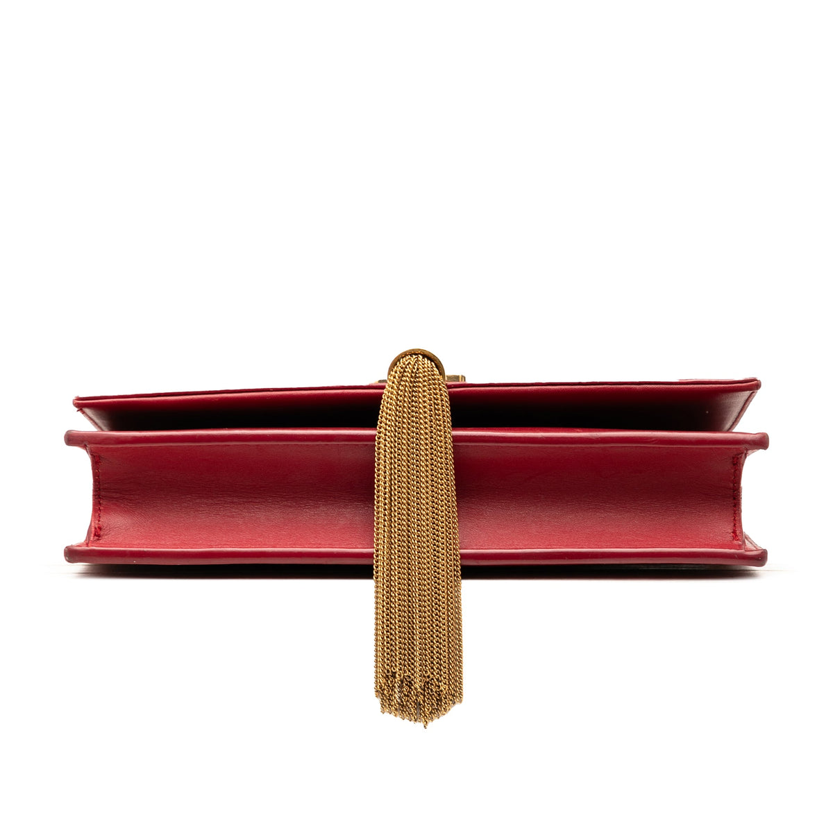 Saint Laurent Smooth Calfskin Monogram Kate Tassel Wallet on Chain