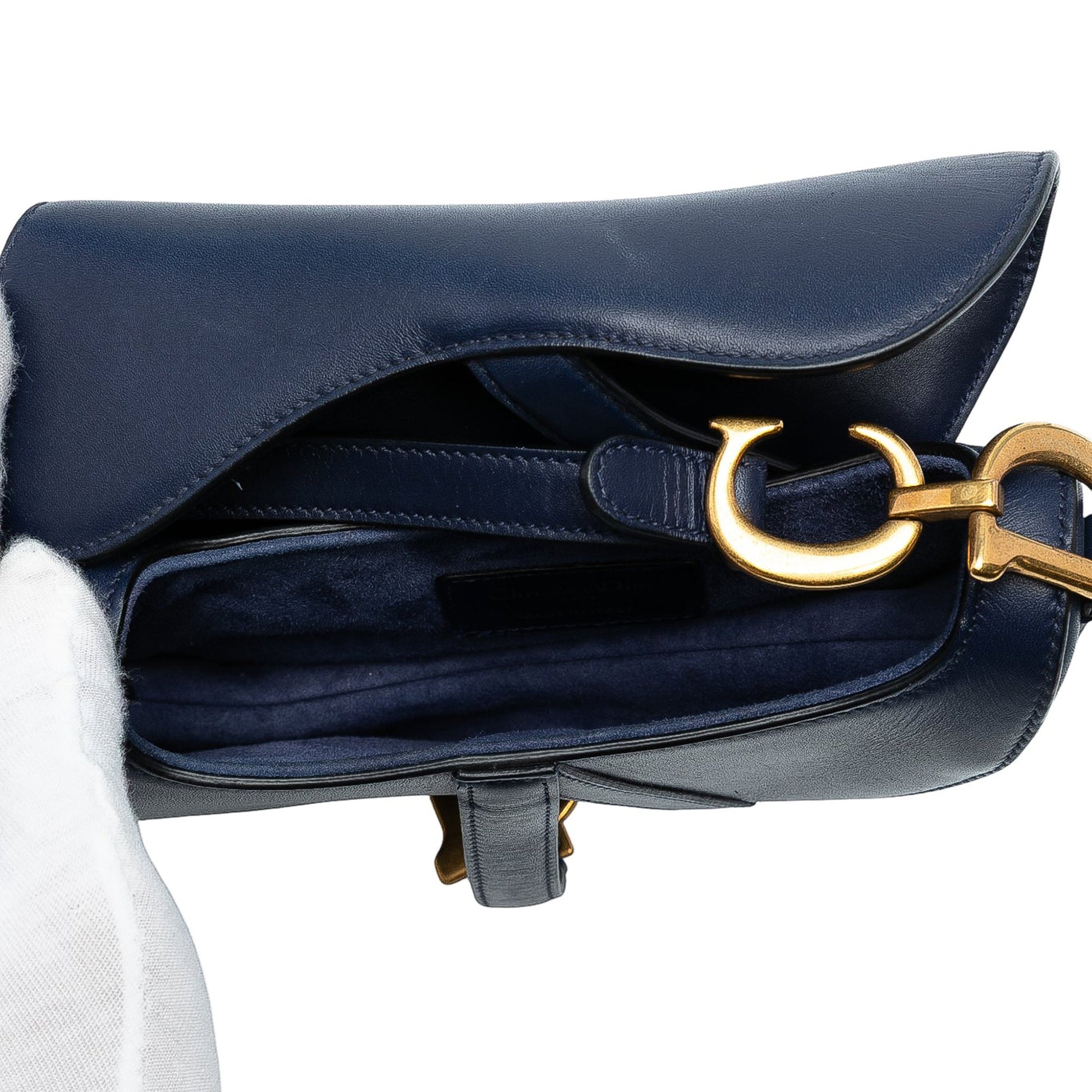 Dior Mini Smooth Calfskin Saddle Bag