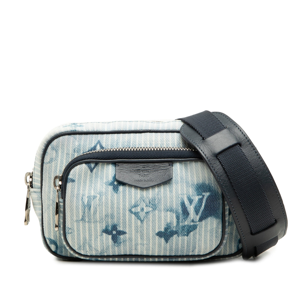 Louis Vuitton Monogram Denim Watercolor Hickory Stripes Outdoor Pouch