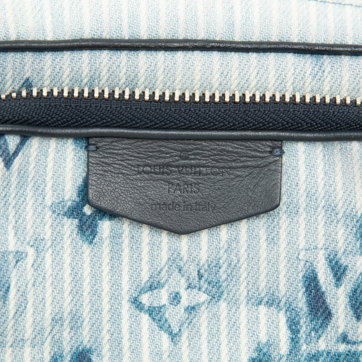 Louis Vuitton Monogram Denim Watercolor Hickory Stripes Outdoor Pouch
