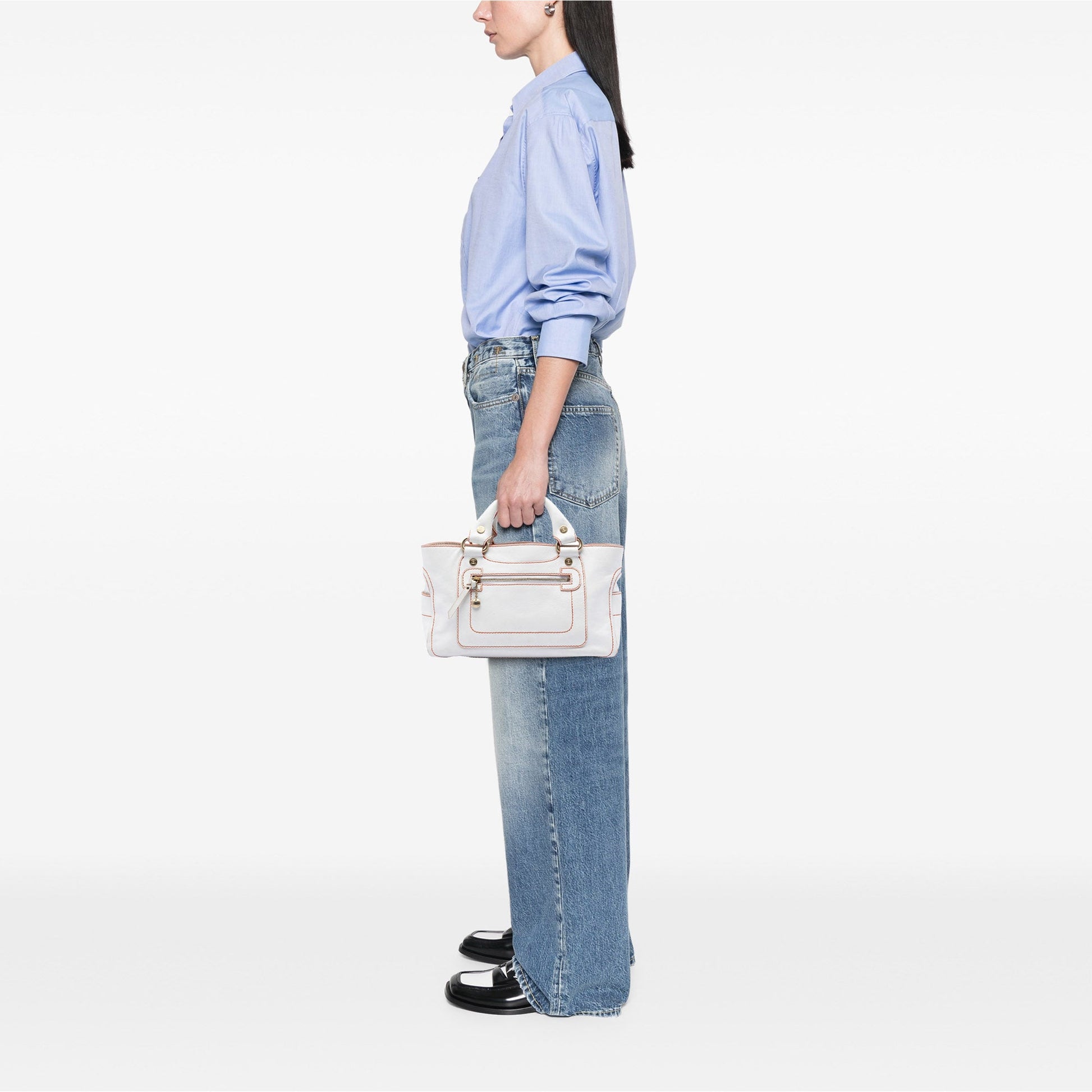 Celine Leather Boogie Handbag