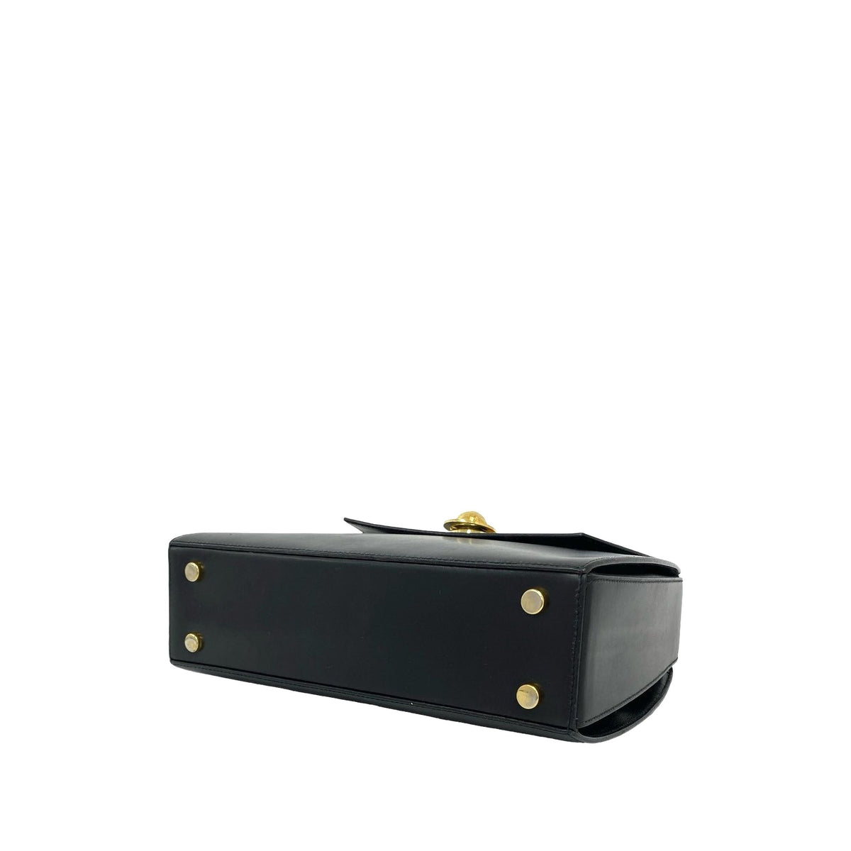Celine Calfskin Star Ball Top Handle Bag — Black