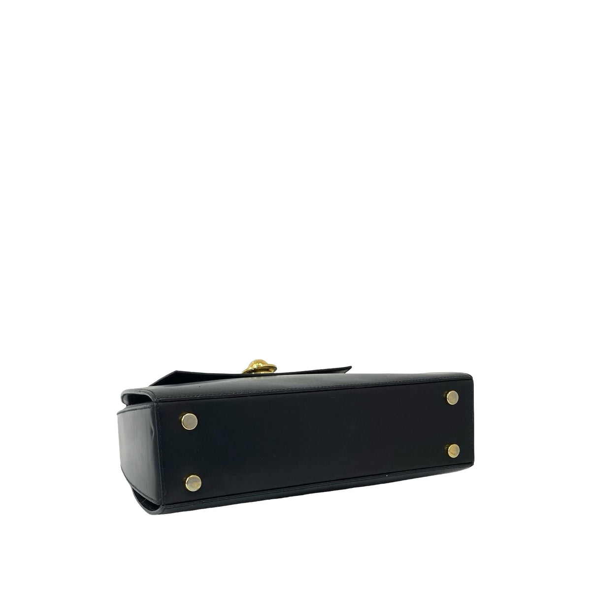 Celine Calfskin Star Ball Top Handle Bag — Black